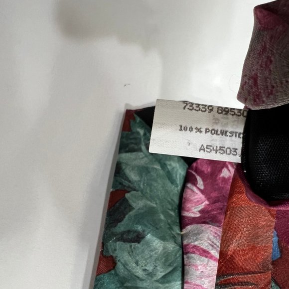 Robert Alan Men's Necktie 3 ¾” Hawaiian Print Flowers Made in USA - Picture 10 of 11